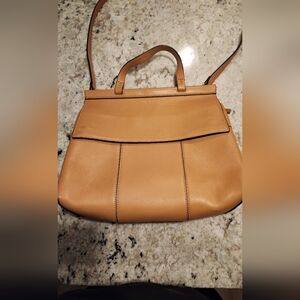 Tory Burch Block T leather satchel